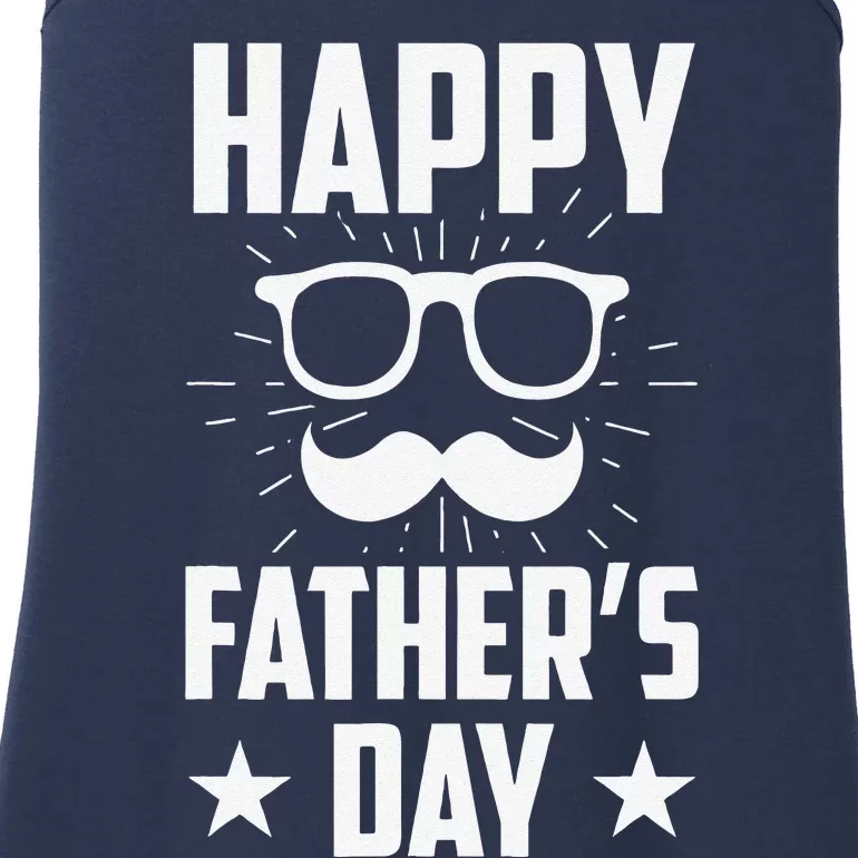 Happy Fathers Day Daddy Dad Father Fathers Day Sayings Papa Ladies Essential Tank