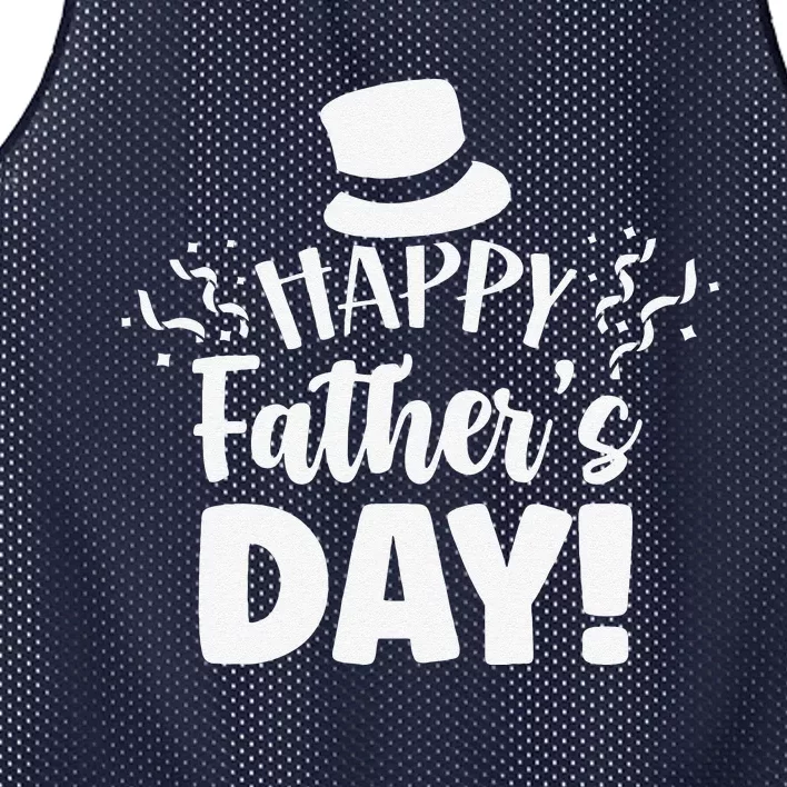 Happy Fathers Day Sayings Dad Daddy Father Papa Gift Mesh Reversible Basketball Jersey Tank