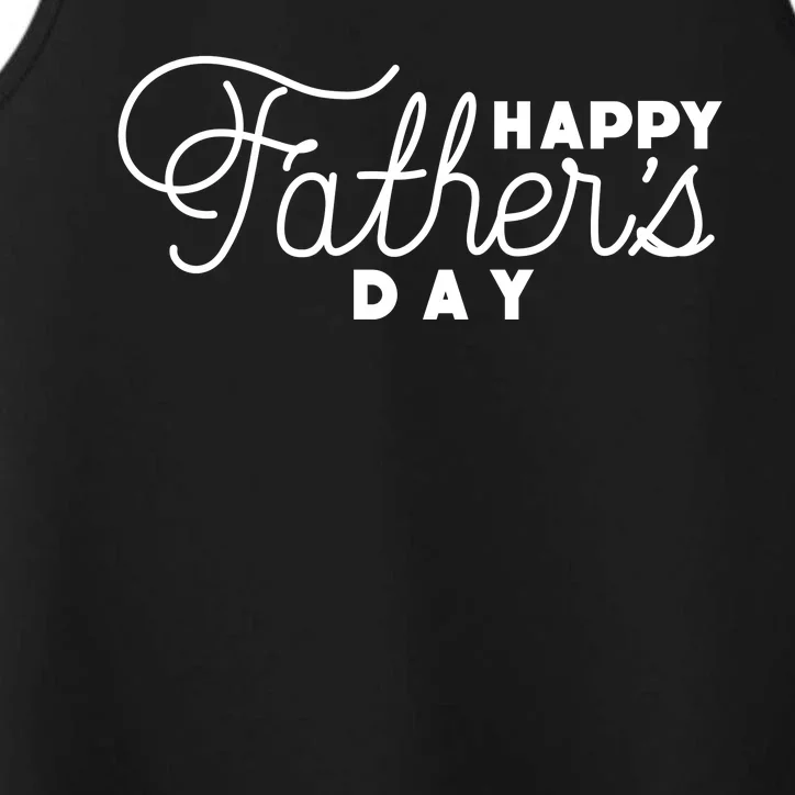 Happy Fathers Day Celebration Gift Performance Tank