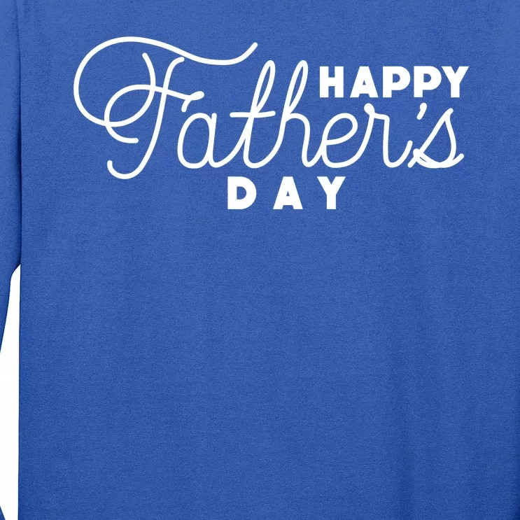 Happy Fathers Day Celebration Gift Long Sleeve Shirt