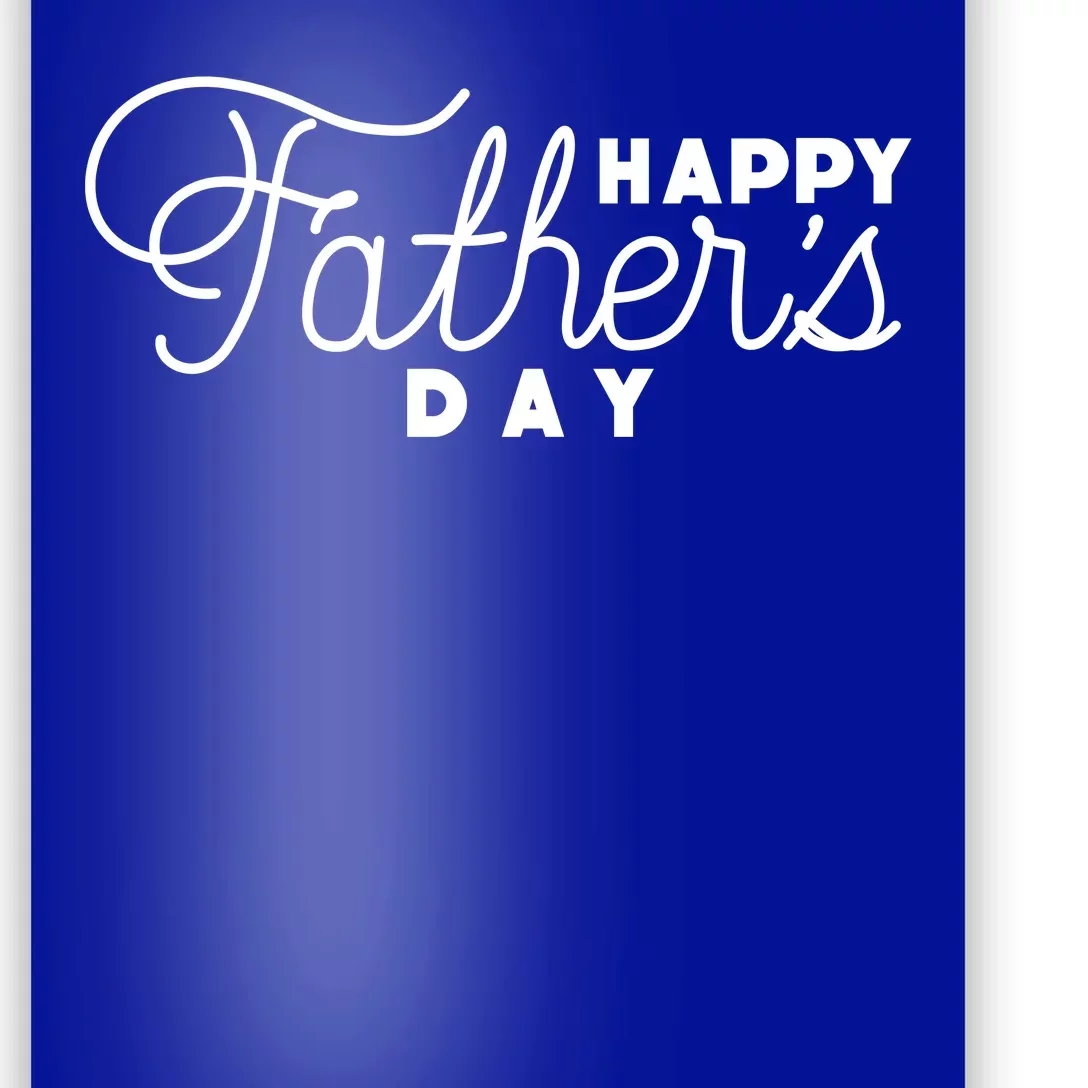 Happy Fathers Day Celebration Gift Poster