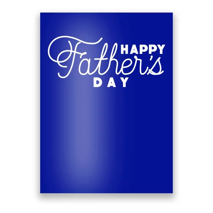 Happy Fathers Day Celebration Gift Poster