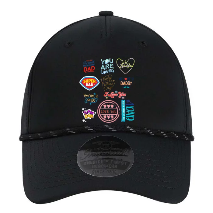 Happy Father's Day super dad cute husband or daddy gift Performance The Dyno Cap