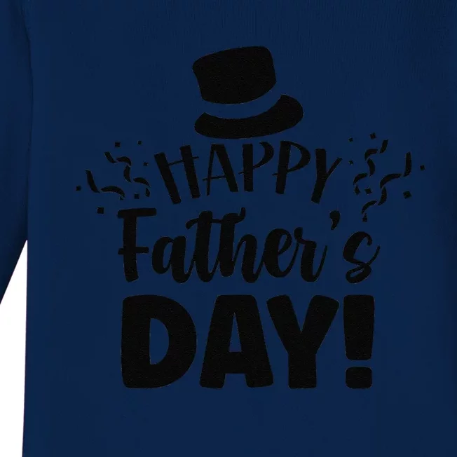 Happy Fathers Day Sayings Dad Daddy Father Papa Baby Long Sleeve Bodysuit