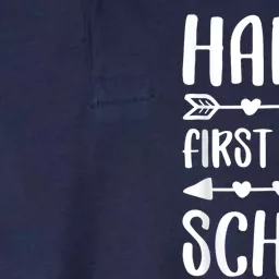 Happy First Day Of School Back To School Softstyle Adult Sport Polo