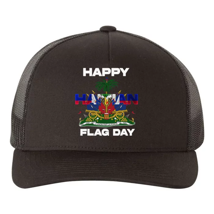 Haitian Flag Day Yupoong Adult 5-Panel Trucker Hat