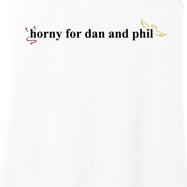 Horny For Dan And Phil Ladies Essential Tank