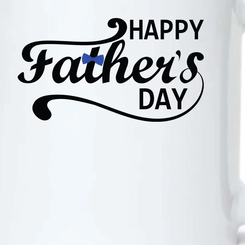 Happy Fathers Day Cute Dad Gift Black Color Changing Mug