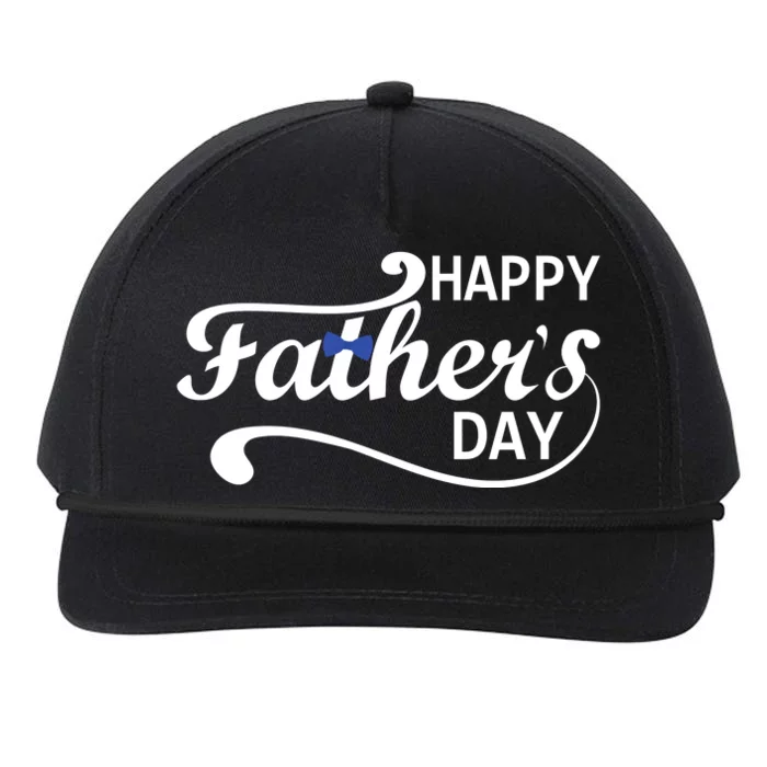 Happy Fathers Day Cute Dad Gift Snapback Five-Panel Rope Hat