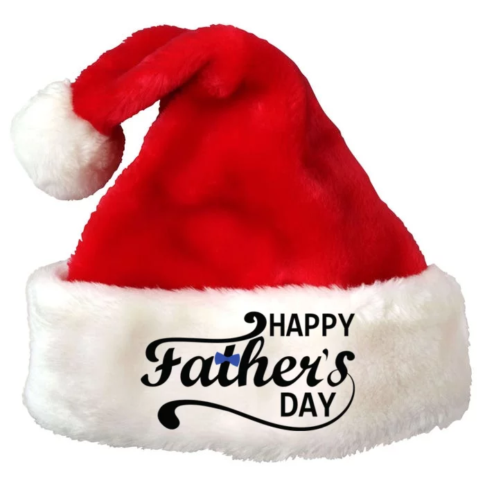 Happy Fathers Day Cute Dad Gift Premium Christmas Santa Hat