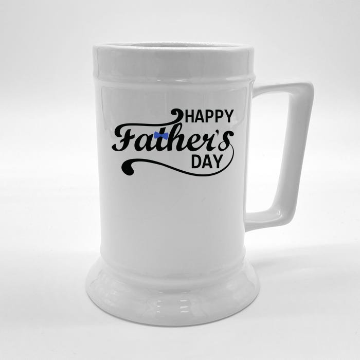 Happy Fathers Day Cute Dad Gift Front & Back Beer Stein