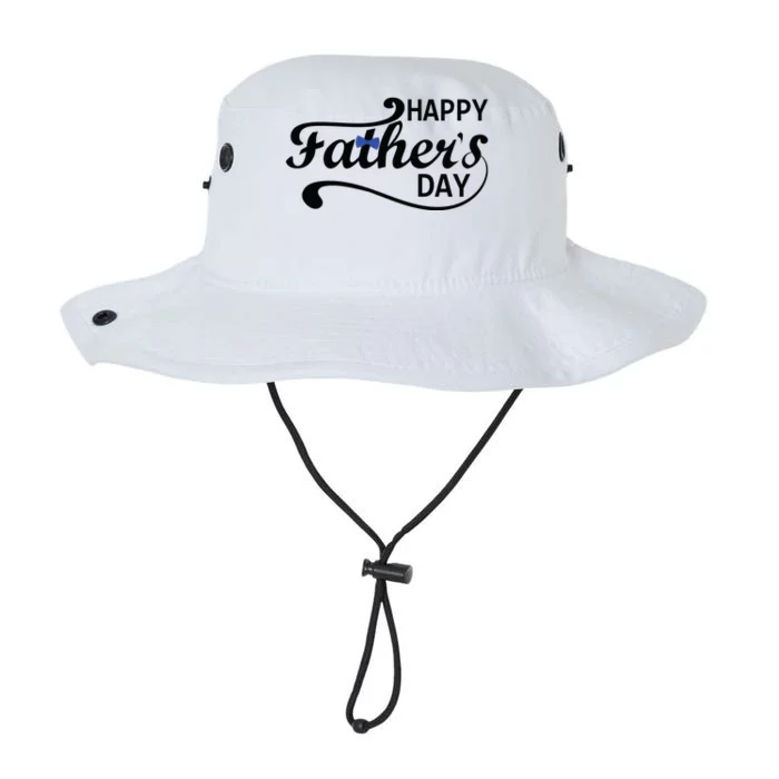 Happy Fathers Day Cute Dad Gift Legacy Cool Fit Booney Bucket Hat