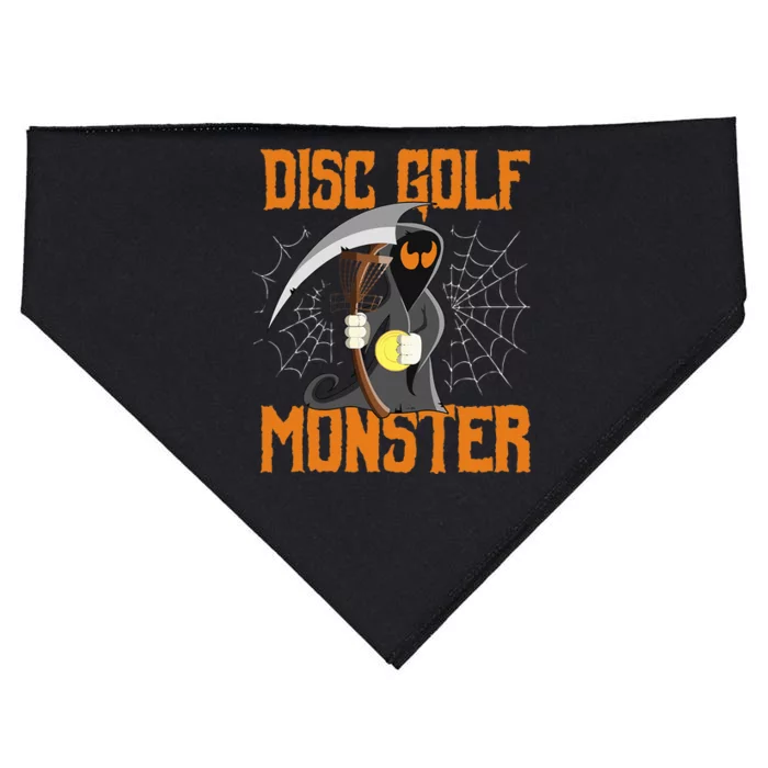 Halloween Funny Disc Golf Frolf Grim Reaper Costume USA-Made Doggie Bandana