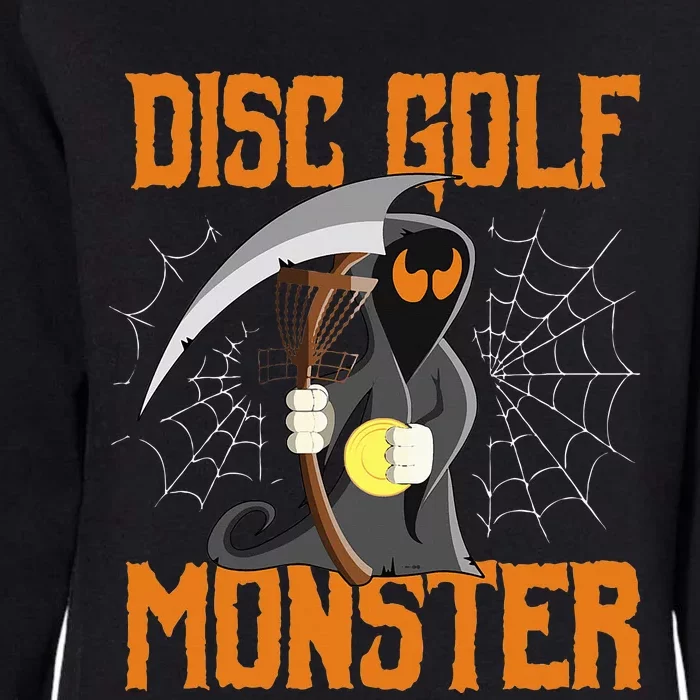 Halloween Funny Disc Golf Frolf Grim Reaper Costume Womens California Wash Sweatshirt