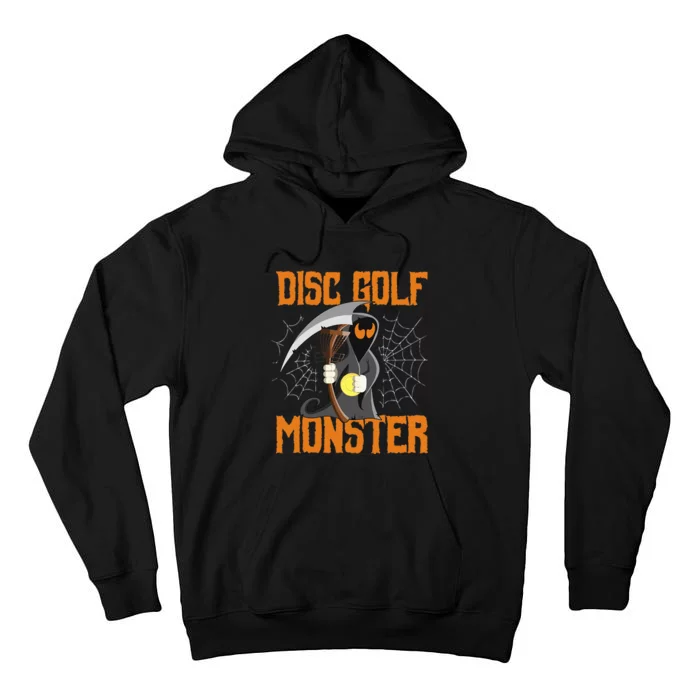 Halloween Funny Disc Golf Frolf Grim Reaper Costume Tall Hoodie