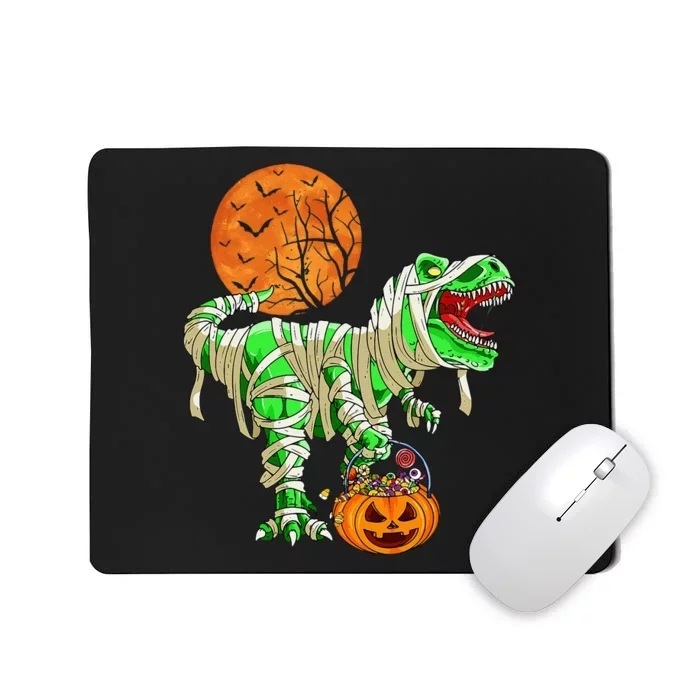 Halloween For Dinosaur T Rex Mummy Pumpkin Mousepad