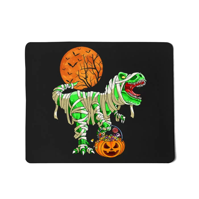 Halloween For Dinosaur T Rex Mummy Pumpkin Mousepad