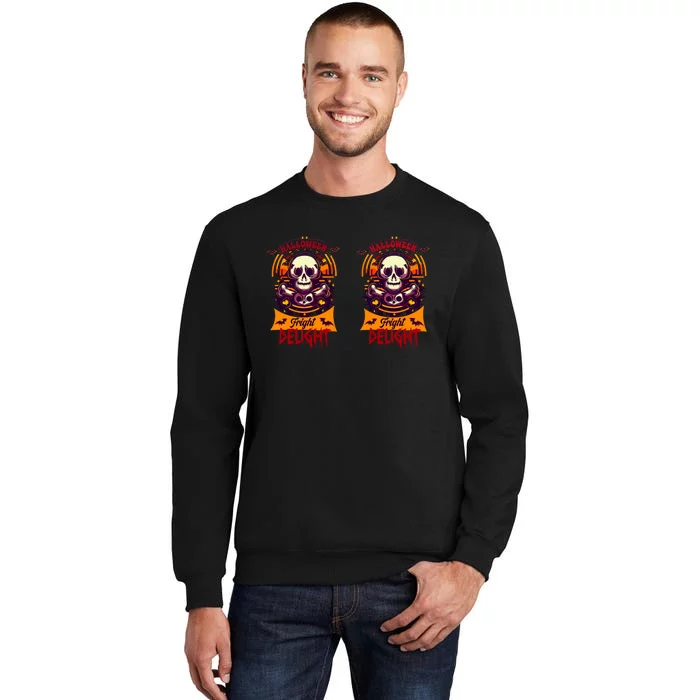 Halloween Fright Delight Graphic Sweatshirt