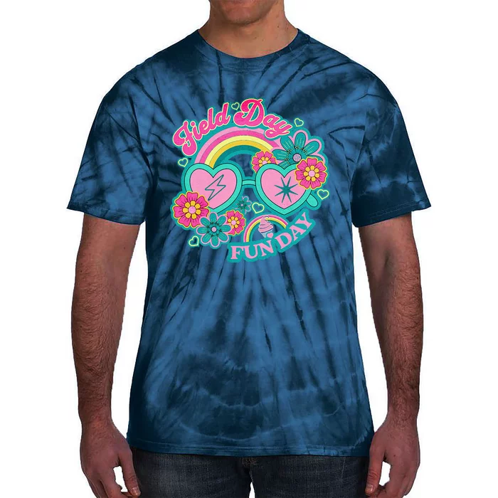 Hippie Field Day Fun Day For Teachers Field Day 2024 Tie-Dye T-Shirt