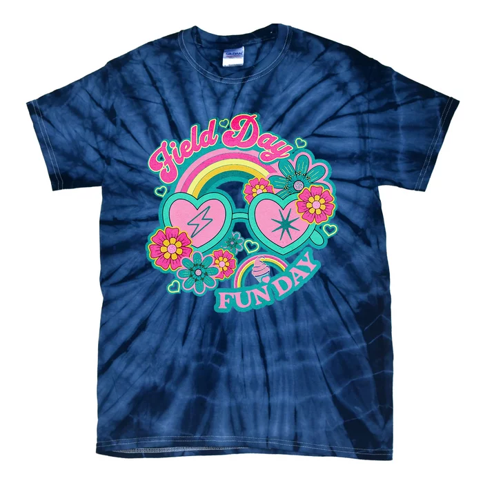 Hippie Field Day Fun Day For Teachers Field Day 2024 Tie-Dye T-Shirt