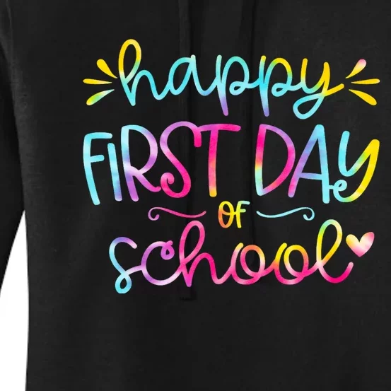 Happy First Day Of School Back To School Women's Pullover Hoodie