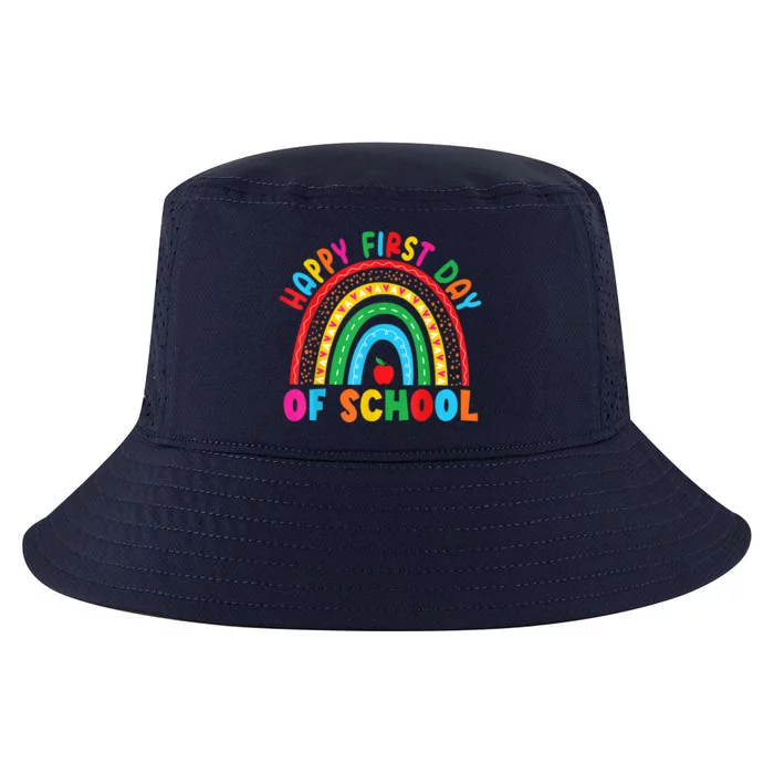 Happy First Day Of School Teacher Back To School Boy Girl Cool Comfort Performance Bucket Hat