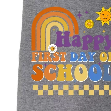 Happy First Day Of School Doggie 3-End Fleece Hoodie