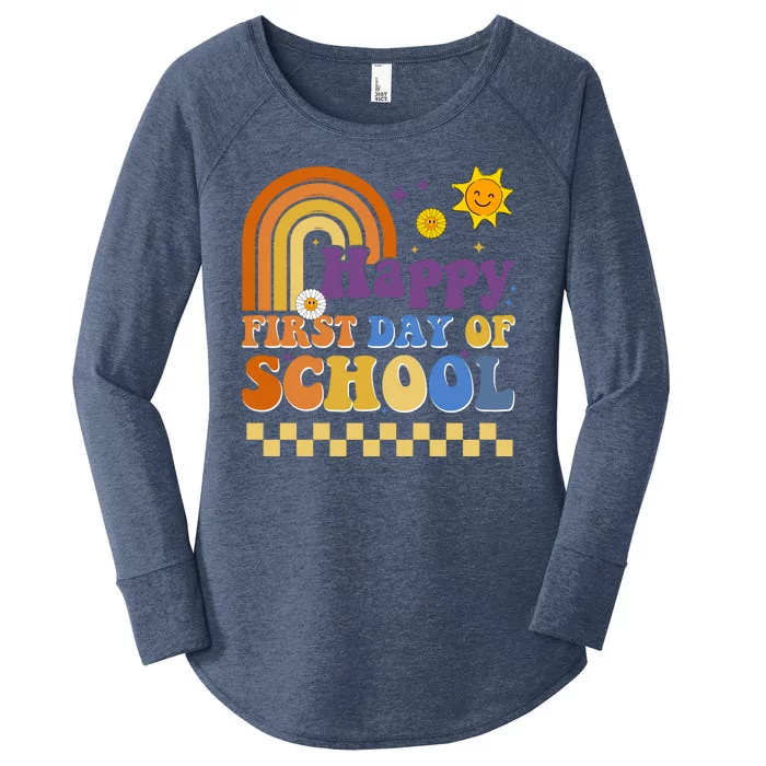 Happy First Day Of School Women's Perfect Tri Tunic Long Sleeve Shirt