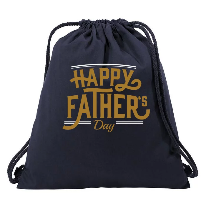 Happy Father's Day Celebration Gift Drawstring Bag