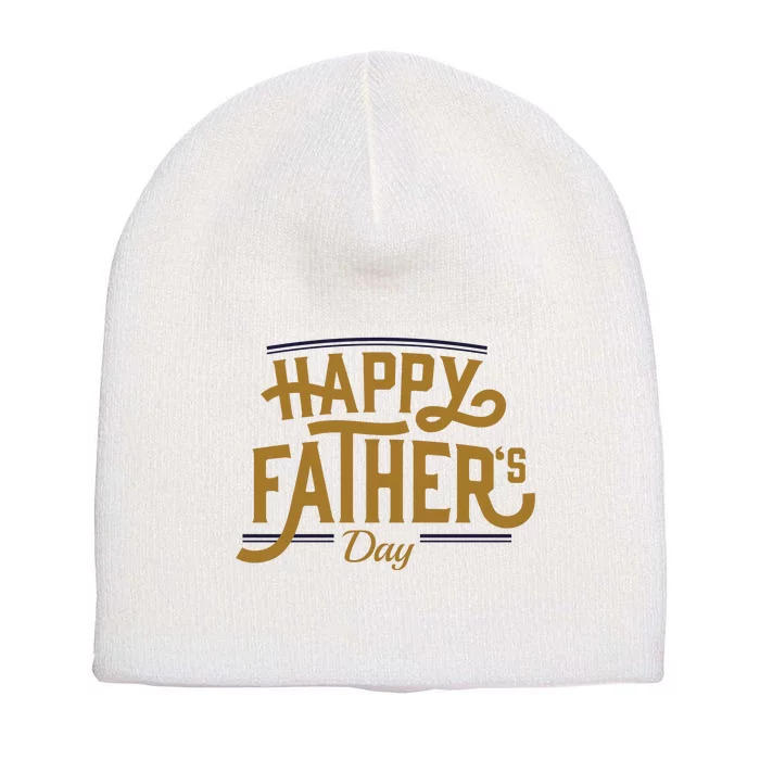 Happy Father's Day Celebration Gift Short Acrylic Beanie