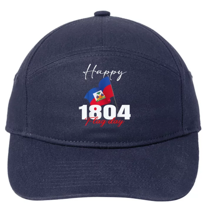 Haitian Flag Day Haiti 1804 For Proud Haitian 7-Panel Snapback Hat