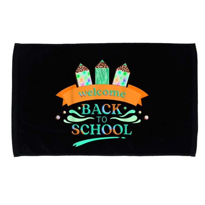 Happy First Day Of School Teachers Women Student Boy Girl Microfiber Hand Towel