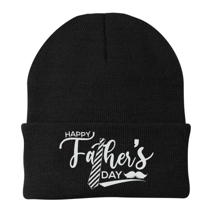 Happy Father's Day Knit Cap Winter Beanie