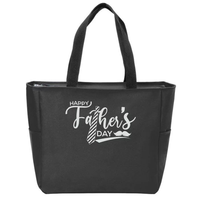 Happy Father's Day Zip Tote Bag