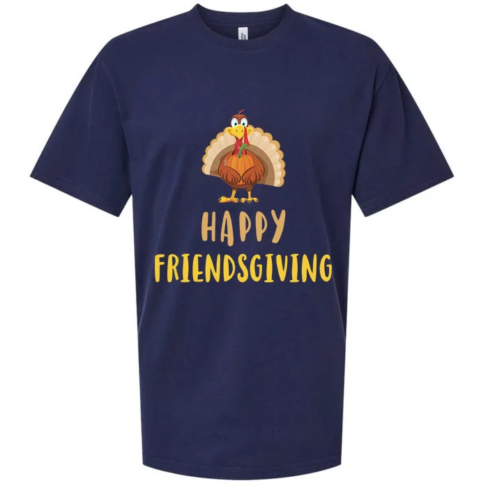 Happy Friendsgiving Day Thanksgiving Funny Friends Giving Sueded Cloud Jersey T-Shirt