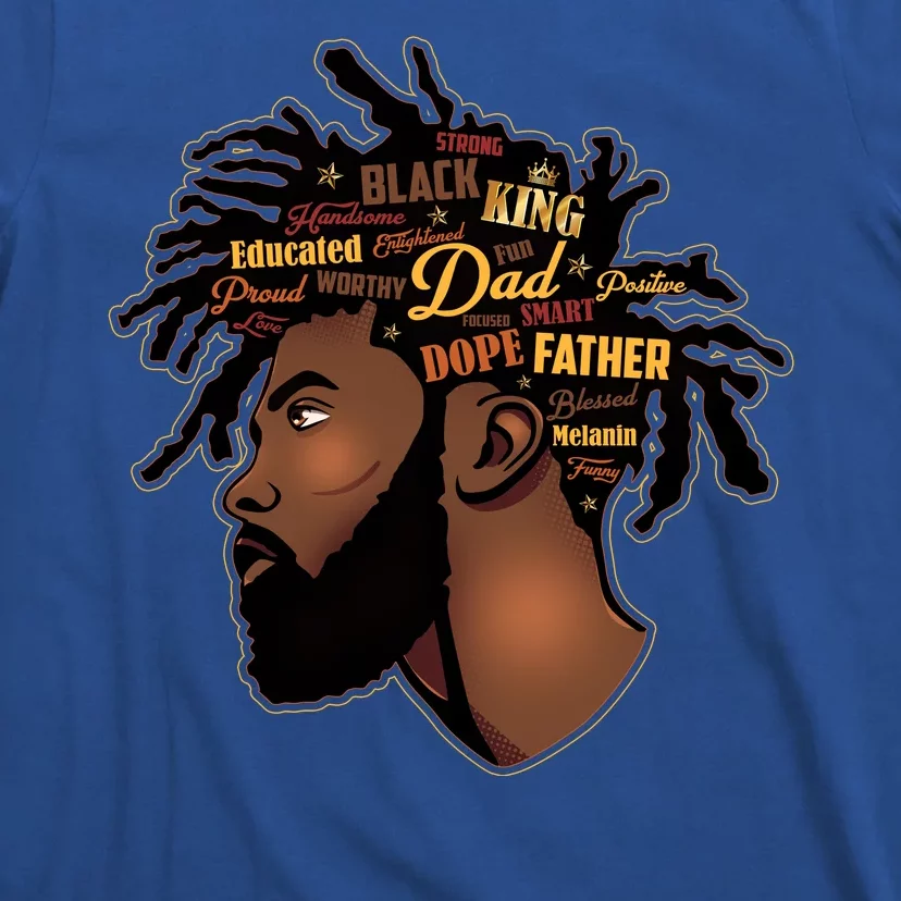 Happy Father's Day Black African American Dad T-Shirt