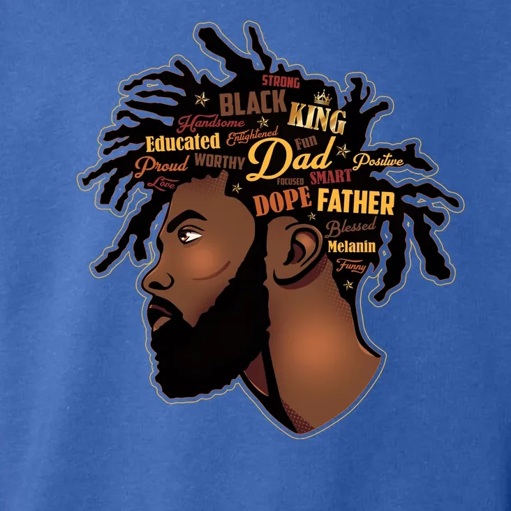 Happy Father's Day Black African American Dad Toddler Hoodie