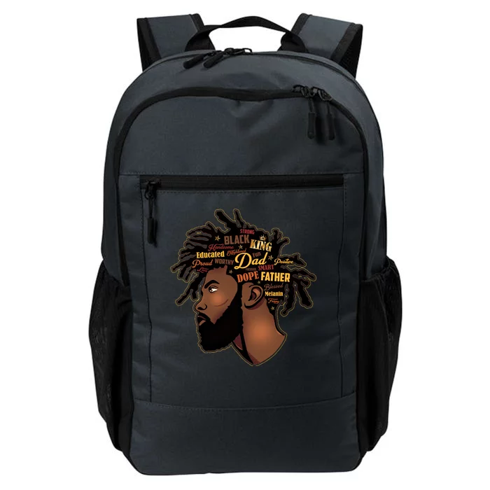 Happy Father's Day Black African American Dad Daily Commute Backpack