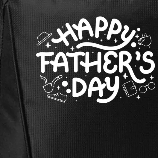 Happy Father's Day Dad Gift City Backpack