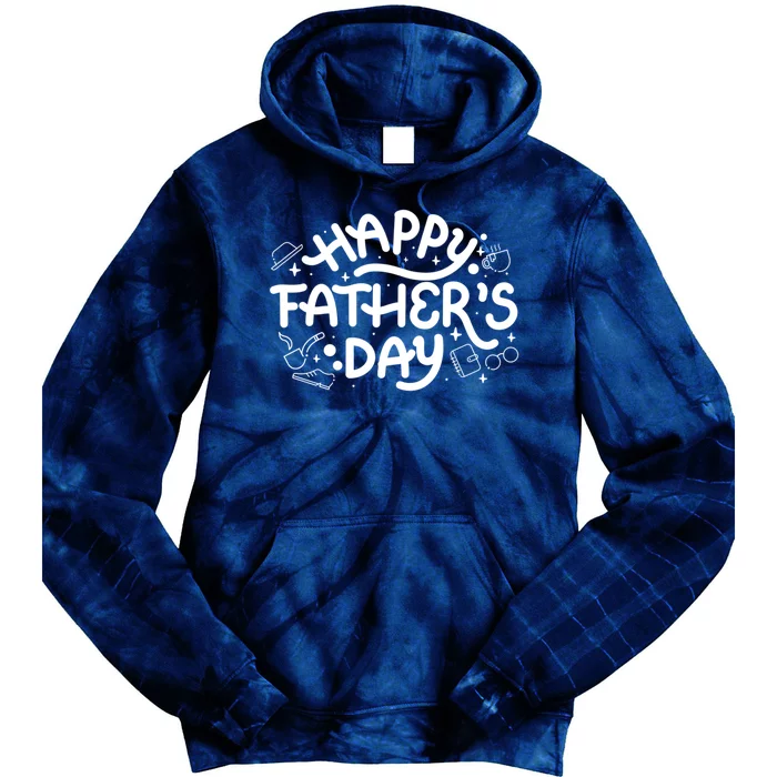 Happy Father's Day Dad Gift Tie Dye Hoodie