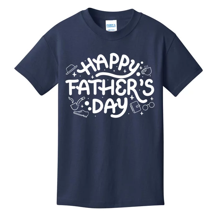 Happy Father's Day Dad Gift Kids T-Shirt