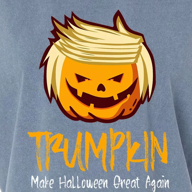 Halloween Funny Donald Trump Garment-Dyed Women's Muscle Tee