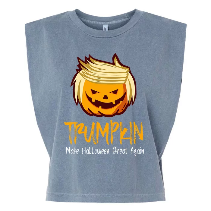 Halloween Funny Donald Trump Garment-Dyed Women's Muscle Tee