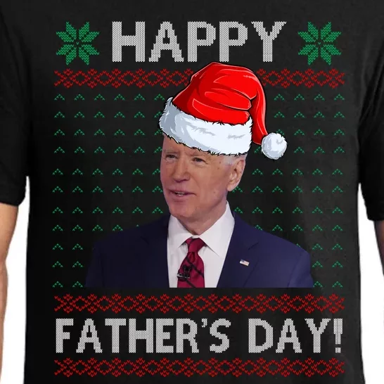 Happy Father's Day Funny Joe Biden Christmas Pajama Set