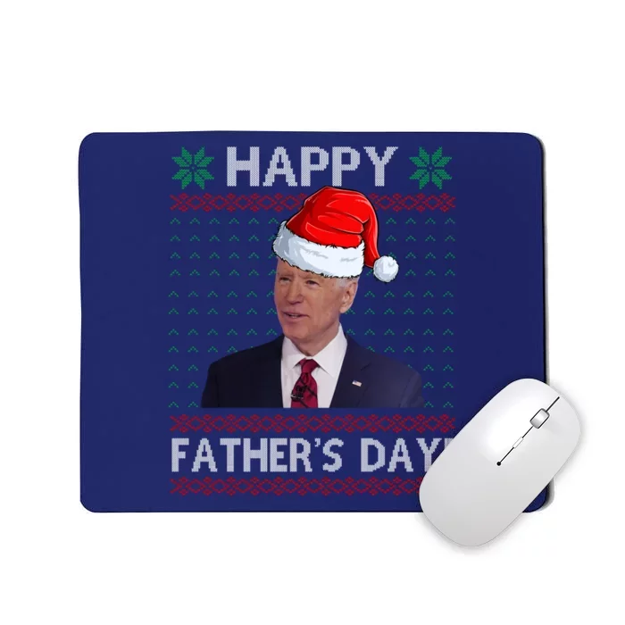 Happy Father's Day Funny Joe Biden Christmas Mousepad