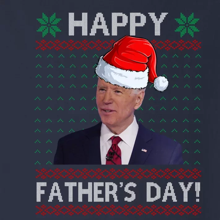 Happy Father's Day Funny Joe Biden Christmas Toddler Long Sleeve Shirt