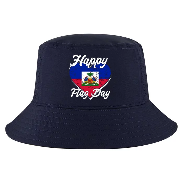 Happy Flag Day 1804 Haiti Haitian Independence Cool Comfort Performance Bucket Hat