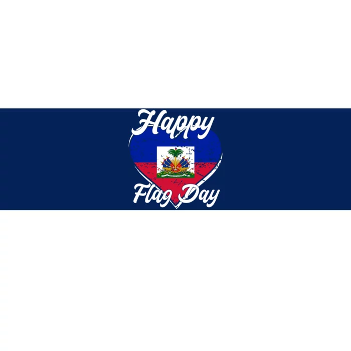 Happy Flag Day 1804 Haiti Haitian Independence Bumper Sticker