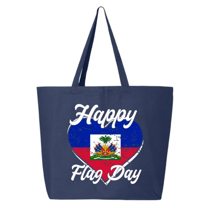 Happy Flag Day 1804 Haiti Haitian Independence 25L Jumbo Tote