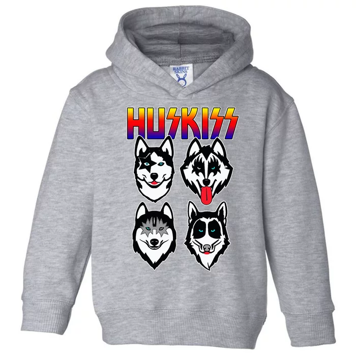 Huskiss Funny Dogs Puppy Rock Rockin Toddler Hoodie